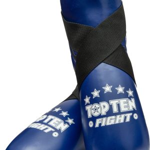 TOP TEN Fight Kick Boks Ayak Botu (WAKO ONAYLI) - Mavi, S