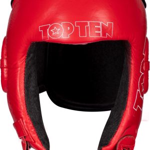 TOP TEN Muay Thai Kaskı "Jarot Muay" (IFMA Onaylı) - Kırmızı, M