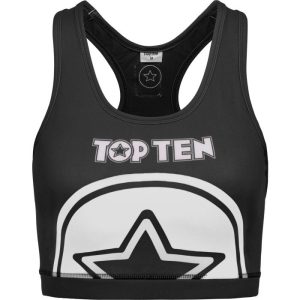TOP TEN Spor Büstiyer WAKO - Siyah, S